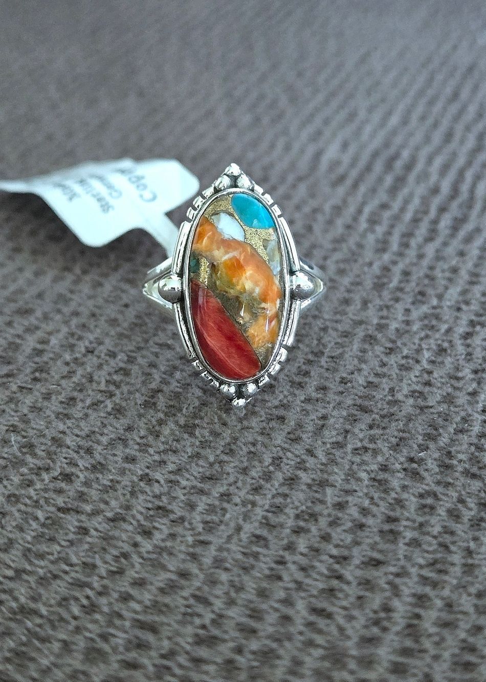 Shivam Copper Turquoise Statement Ring💍 - NWT
